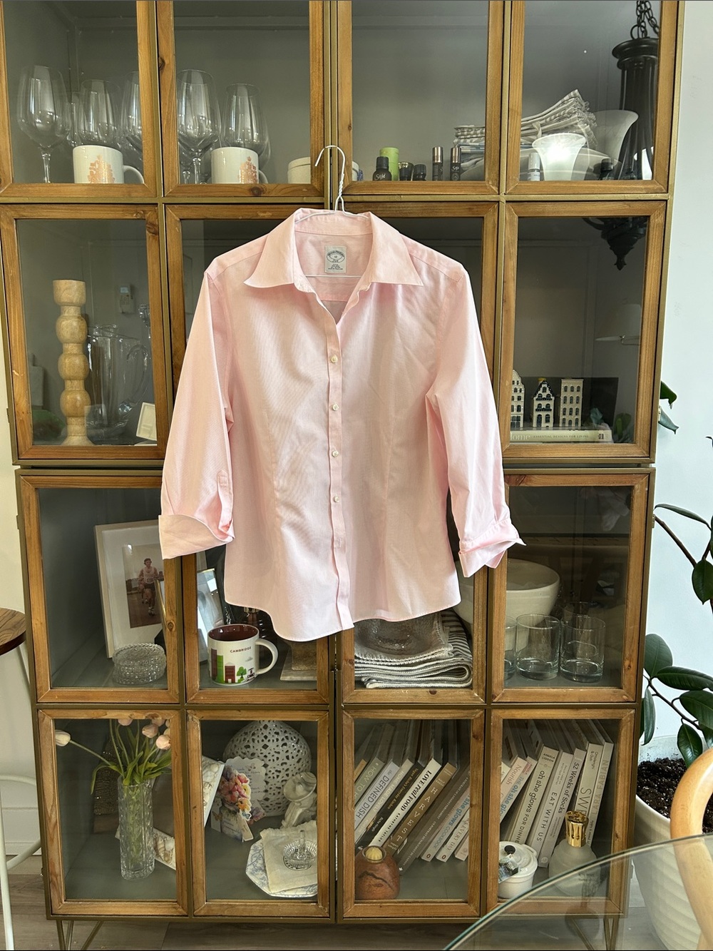 Brooks Brothers Light Pink Cotton Button-Down Shirt